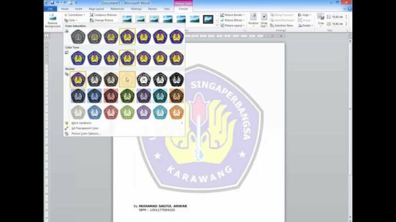 Rahasia Cara Membuat Logo Menjadi Background Di Word Terbaik