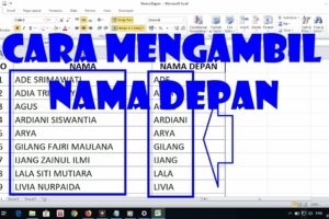 Terbongkar! Cara Mengambil Inisial Nama Di Excel Wajib Kamu Ketahui