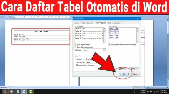 Dahsyat! Cara Membuat Nama Gambar Otomatis Di Word Terbaik