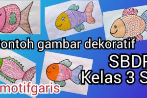 Terbongkar! Contoh Gambar Dekoratif Anak Sd Terpecaya