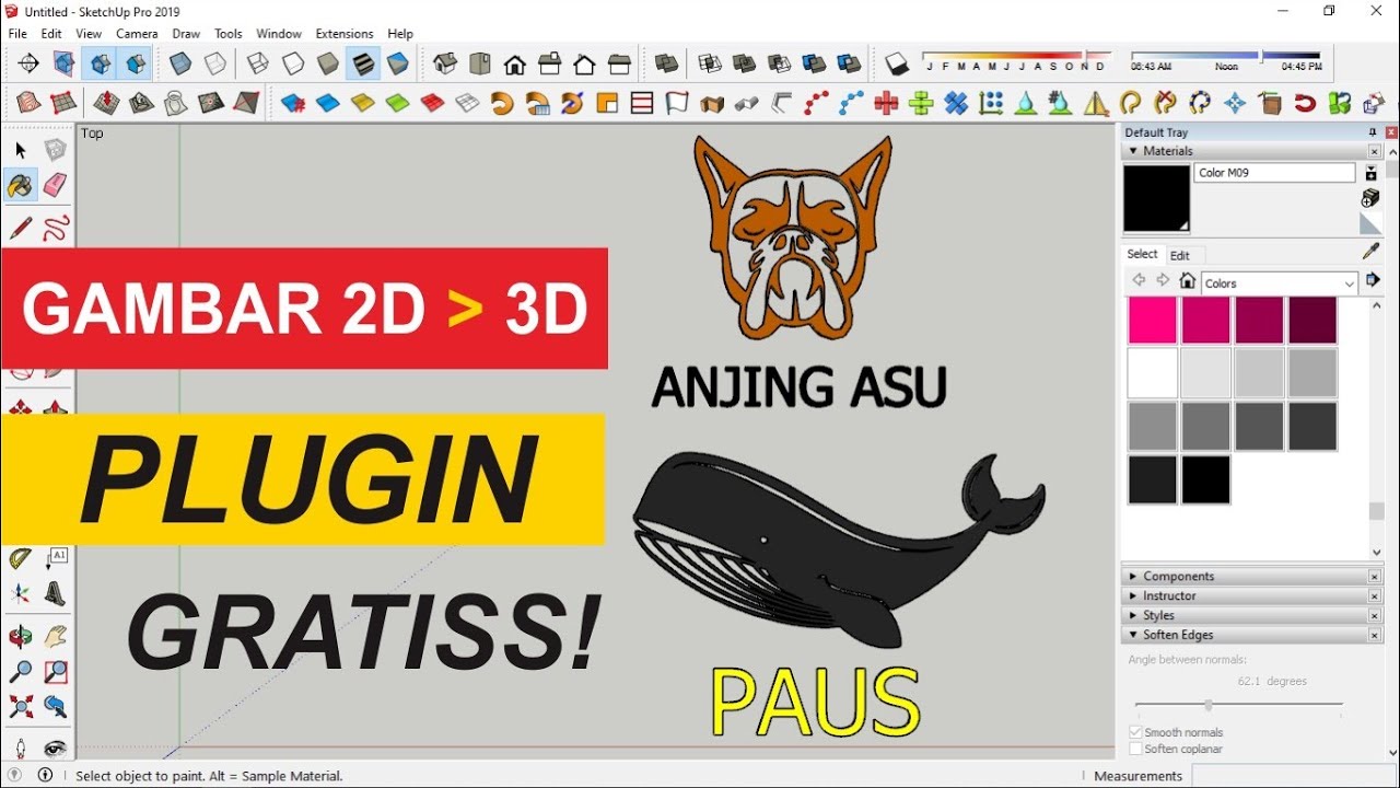 Gambar 2D menjadi 3D