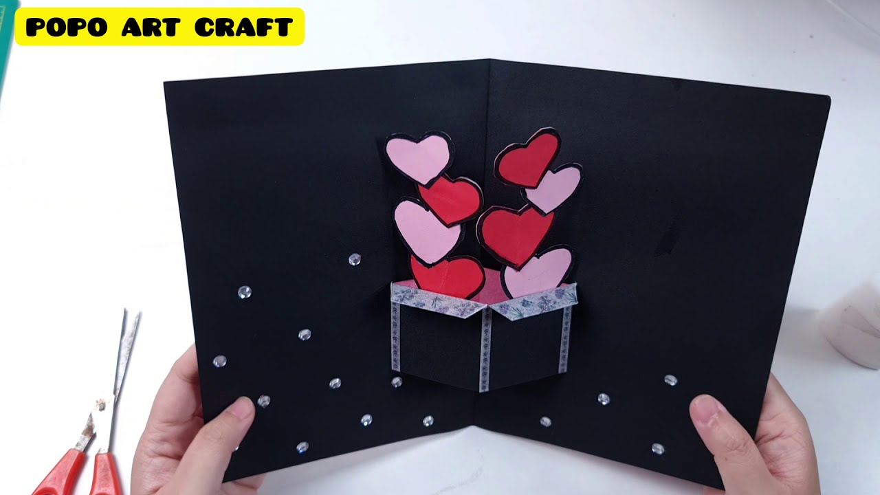 DIY CARA-CARA BUAT TIMBUL 3D KAD HARI JADI| HARI IBU | How to DIY CARD