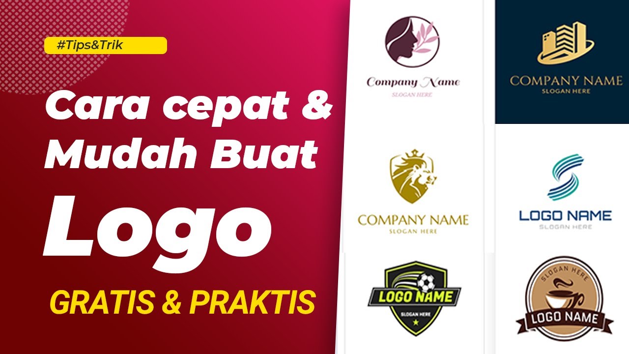 Cara Cepat dan Mudah Buat Logo ! GRATIS & PRAKTISS !!! - YouTube