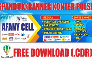 Terungkap Download Template Banner Konter Cdr Terbaik