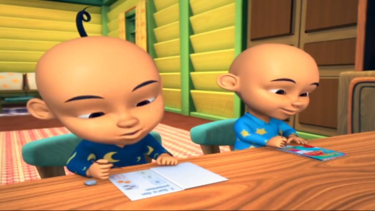 Upin & Ipin di sekolah