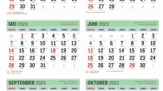 Wow! Download Kalender 2023 Lengkap Dengan Hijriyah Terbaik