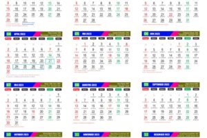 Wow! Download Kalender 2023 Format Cdr Terbaik