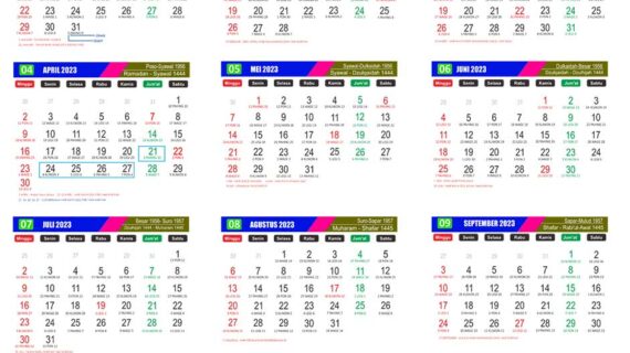 Wow! Download Kalender 2023 Format Cdr Terbaik