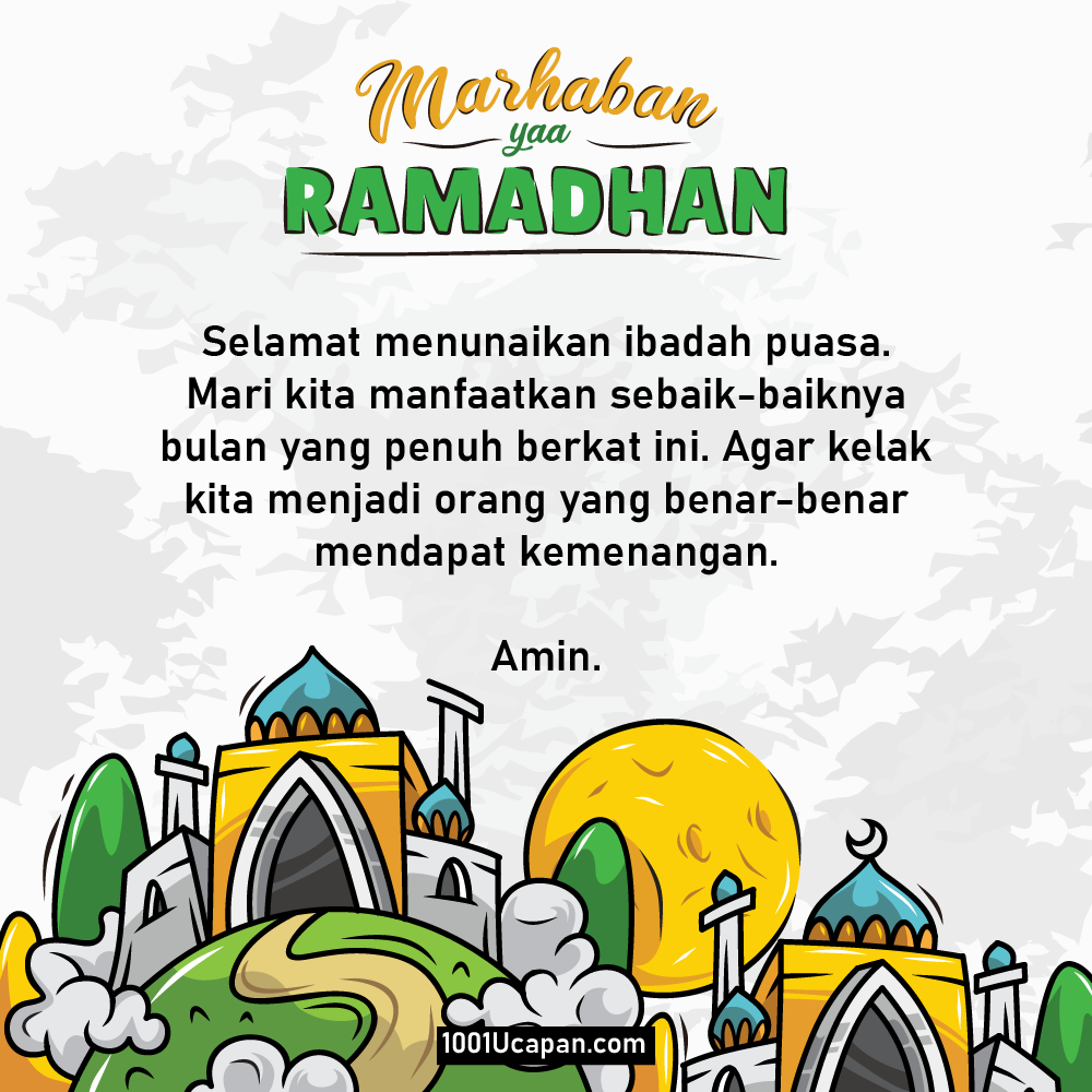 Ucapan Ramadhan