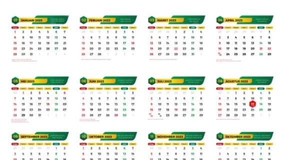 Penting! Download Kalender 2023 Lengkap Dengan Hijriyah Pdf Wajib Kamu Ketahui